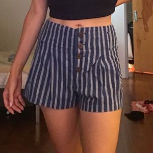 Blue stripped shorts